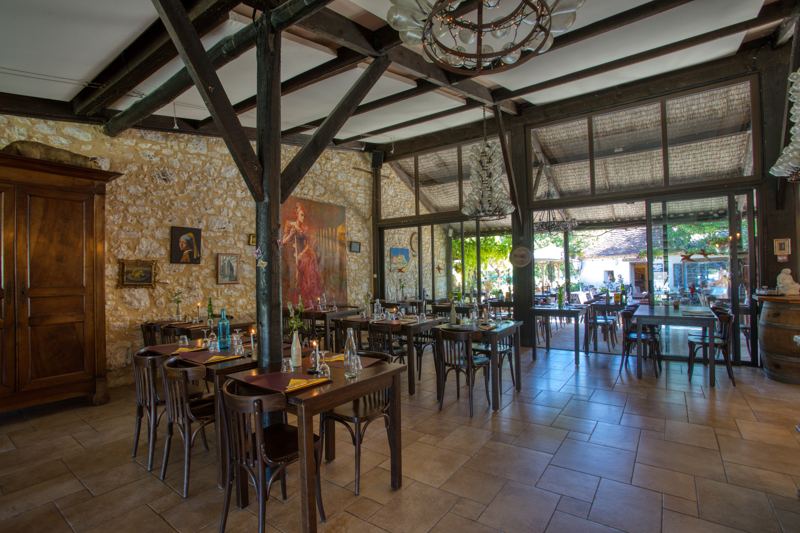 Het restaurant van binnen