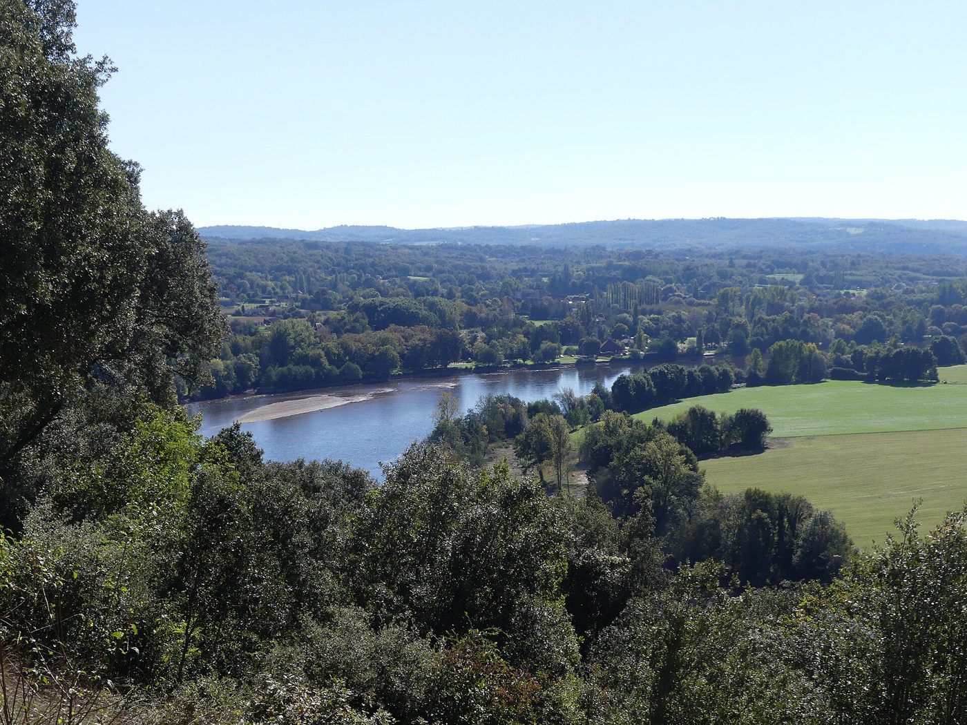 De Dordogne bij de Cingle de Trémolat
