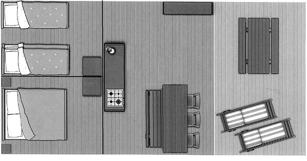 Plattegrond safaritent