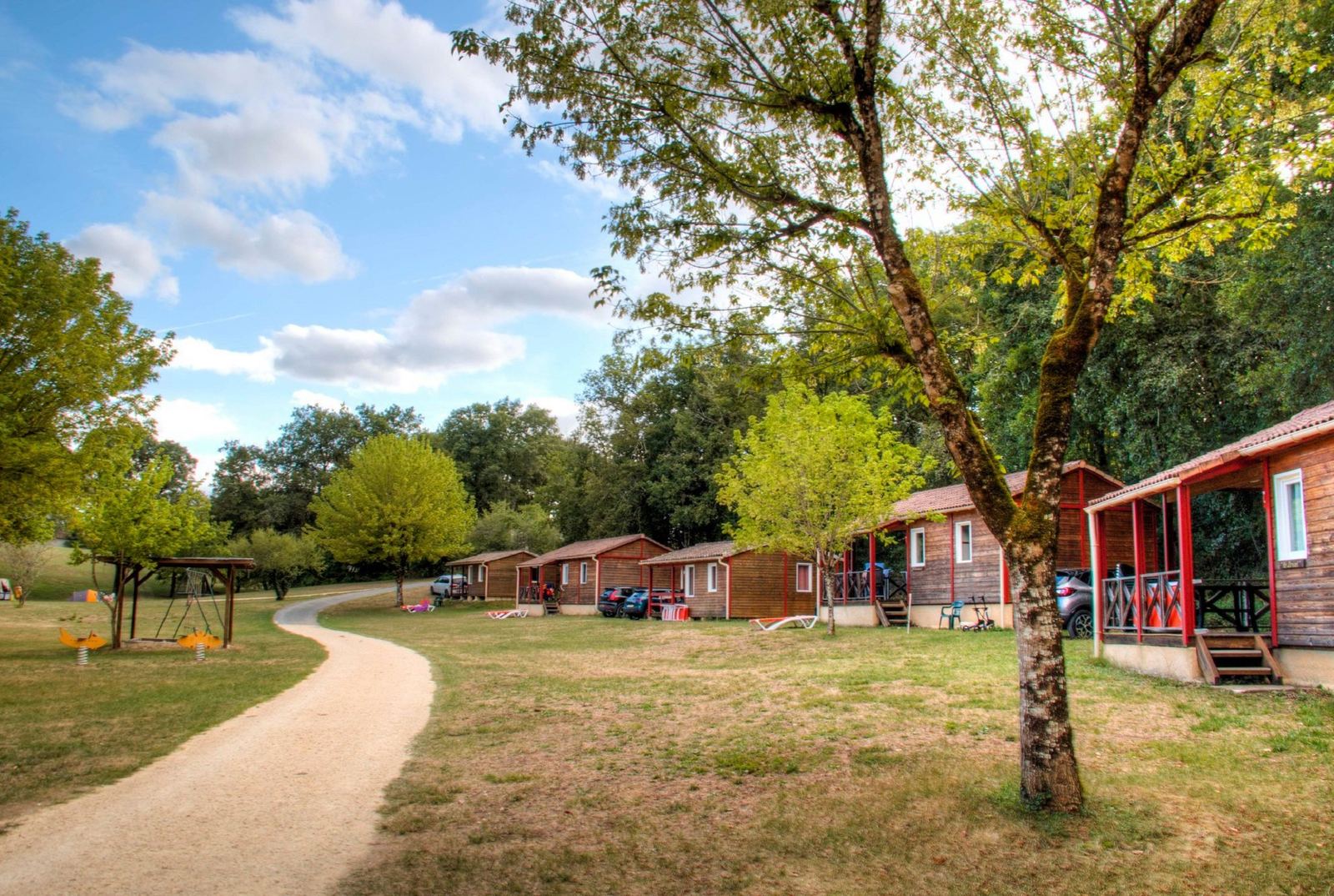 Chalets type 6 langs het pad